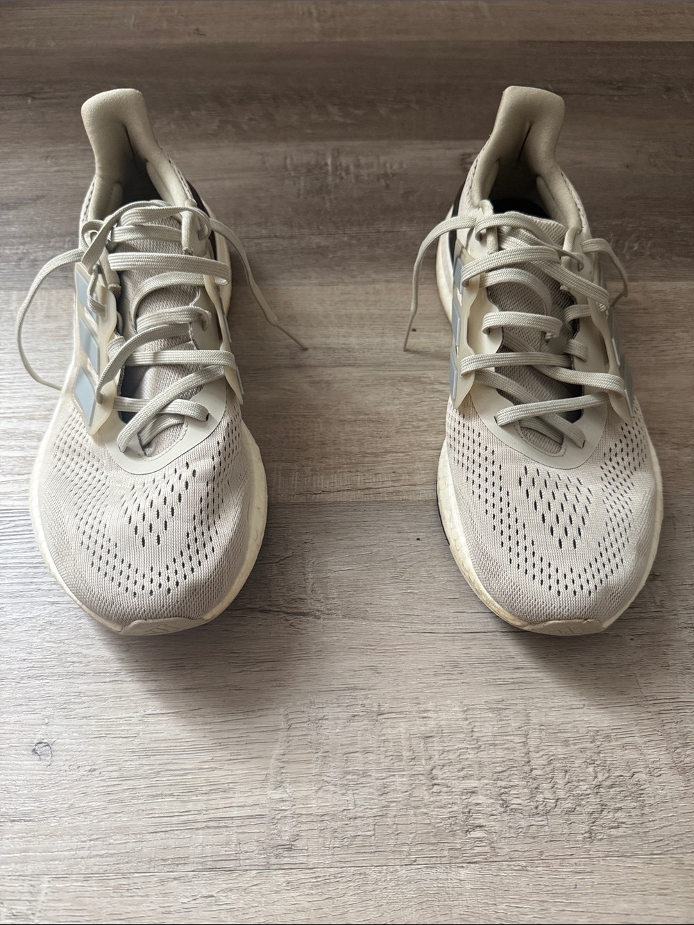 ADIDAS Pureboost  23 Running Light Beige Athletic Sneakers